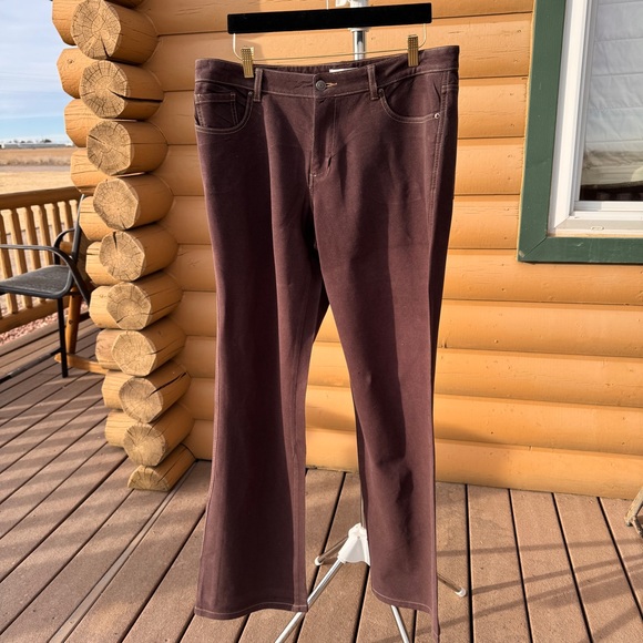 Coldwater Creek Denim - Coldwater Creek Chocolate Brown JEANS
